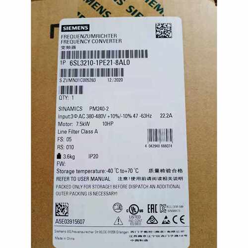 6SL32101PE218AL0G120变频器功率模块PM24025.5kW