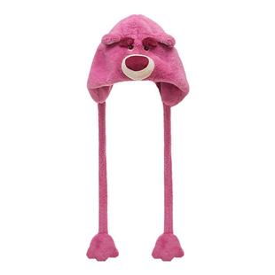 TheGreenParty迪士尼系列多功能帽冬季保暖护耳围巾手套毛绒帽子