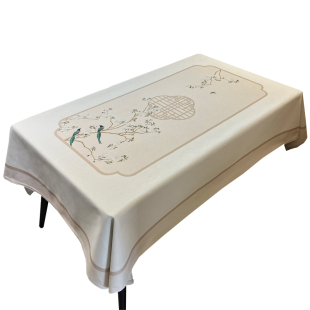 布艺桌布古典中国风椅子套罩棉麻茶几布加厚长方形中国风红木台布