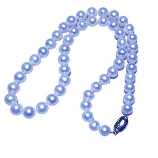 诸暨淡水无核珍珠9-10mm圆珠微瑕项链日常佩戴送妈妈链款女士礼物