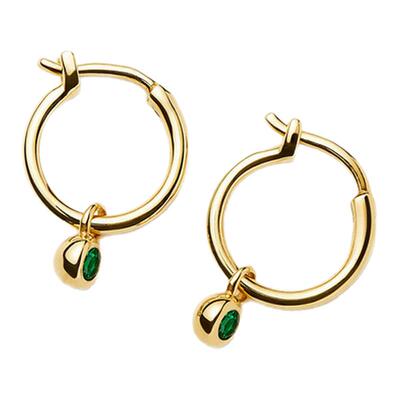 【2025温网同款】Missoma网球系列金珠闪钻耳环轻奢小众设计耳饰