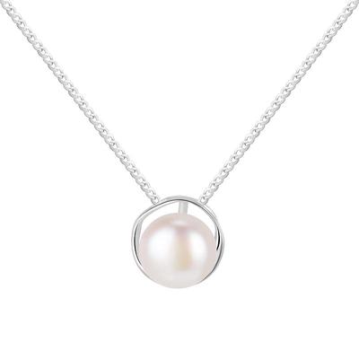 999纯银天然珍珠项链女款