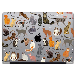 猫咪大集合Mac13寸M1保护套air15寸电脑壳pro13MacbookM4Pro14