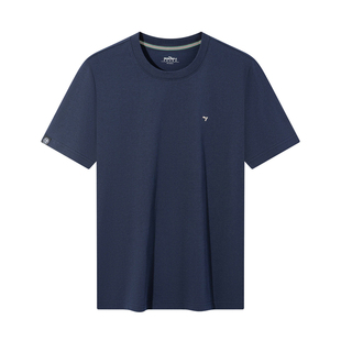 【凉感索罗纳】柒牌短袖T恤男 2026夏季新款男士时尚休闲透气上衣