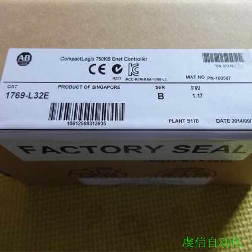 议价1769-L36ERMOS 美国 AB CompactLogix 全新原装 PLC 1769L36E