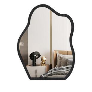 中古风化妆镜梳妆台镜子卧室家用云朵装饰镜可壁挂台式桌面梳妆镜