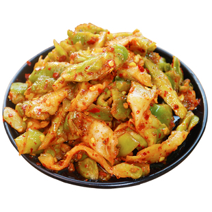 麻辣儿菜干菱角菜榨菜青菜头腌制小咸菜下饭菜四川特产宜宾大头菜