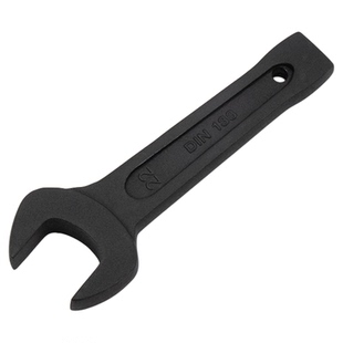 开拓重型单头敲击开口扳手高碳钢36mm加厚直柄敲击工业级维修工具