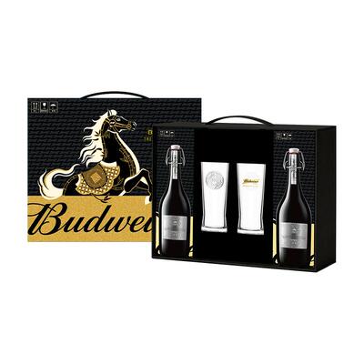百威大师啤酒清爽醇厚798ml*2瓶