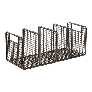 铁艺书立架桌面书架书本收纳置物分层隔板夹书固定神器图书整理架