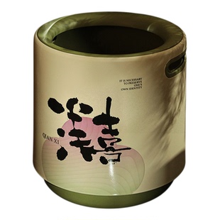 高颜值垃圾桶家用2026新款大号大容量客厅轻奢高档新中式卧室厨房