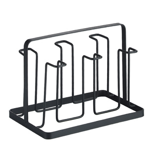 玻璃杯子收纳置物架客厅桌面高级感轻奢放咖啡茶具水壶倒挂沥水盘