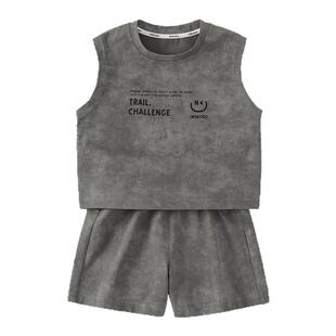 INSbobo儿童衣服男童套装2026夏季新款男宝夏装宝宝童装两件套潮