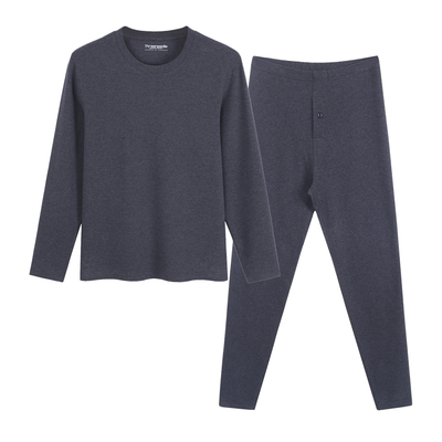 三针男加厚舒绒棉保暖内衣套装