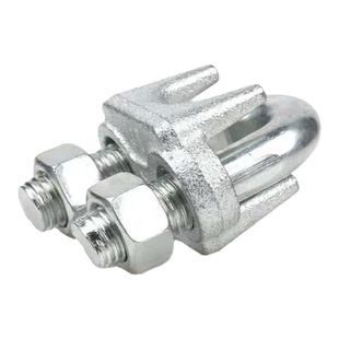 镀锌钢丝绳卡头夹头U型夹绳扣卡扣扎头锁扣紧绳器mM3M4M5M6M8卡扣