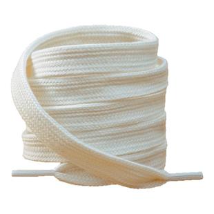 宽鞋带男款女款米白色扁平彪马面包鞋纯棉不起球不掉色加宽鞋带绳