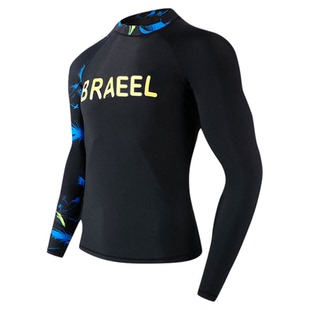 新款韩国男士修身浮潜防水母潜水服长裤长袖防晒速干水母衣冲浪服