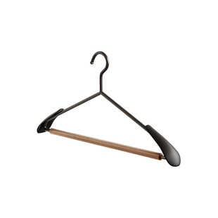 整理师推荐半圆榉木衣架挂衣防滑无痕家用成人衣撑轻奢高级挂衣架