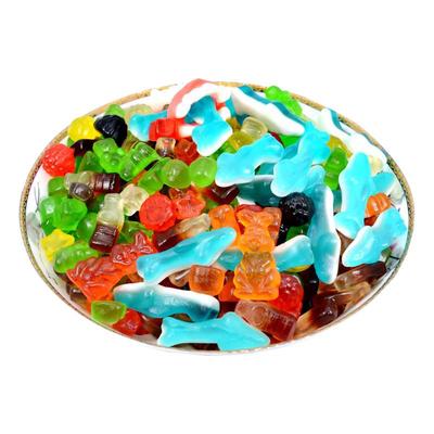 混合橡皮糖qq果汁酸砂糖喜多多园