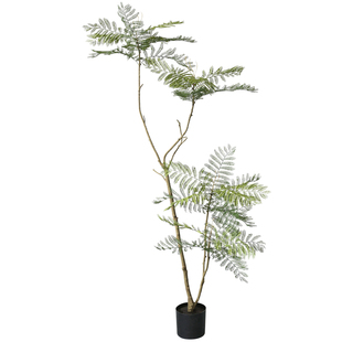 大型仿真绿植蓝花楹盆栽造景装饰树室内客厅仿生植物假树落地摆件