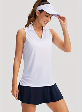 X 36991 Women's Sleeves Golf Polo 无袖高尔夫衫 跨境供