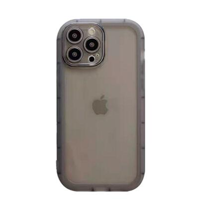 苹果14圆边气囊防摔透明手机壳