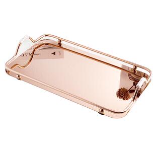 长方形托盘大号家用放水杯茶托盘子水果零食盘置物托盘 旋转杯架