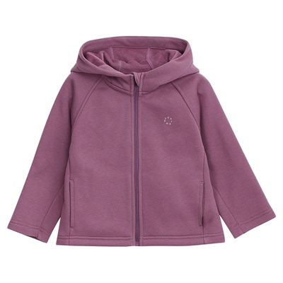 幼儿园保暖加绒加厚连帽开衫外套