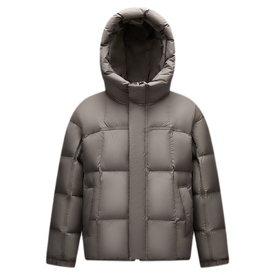 森马通勤外套冬宽松连帽羽绒服男