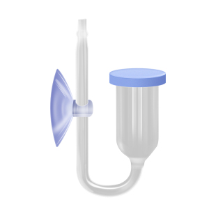鱼缸增氧氧气泵空气细化器水草缸用静音迷你纳米盘气泡石养鱼专用