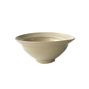 禾下 | 米釉月亮湾 椭圆碗 手作陶器 手作器皿 日式