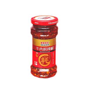 河南濮阳桃园建民牛肉耗辣椒鲜葱原味耗爆辣椒花生瓜籽调味酱特产