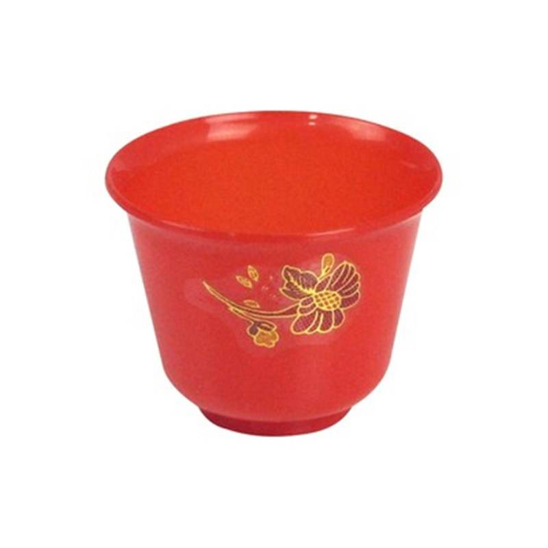 红色塑料白酒杯小杯子 婚庆喜庆杯子敬酒杯交杯酒杯