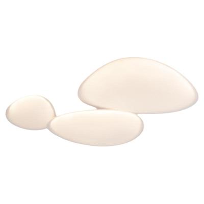 至御奶油风客厅鹅卵石吸顶灯