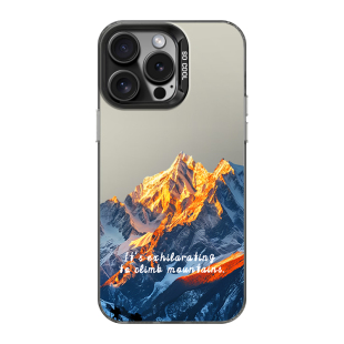 日落雪山适用苹果17air手机壳iphone16promax海边15/14/x创意xr/xs小众12日系13mini磨砂8plus风景11富士山7p