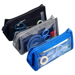 晨光大容量透明笔袋学生文具盒