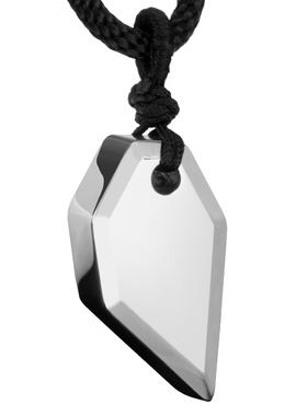 黑绳金吊坠ins钨金可伸缩棉绳男