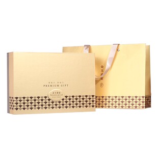 金玉满堂双拼通用滋补品礼盒燕窝西洋参羊肚菌石斛三瓶送礼包装盒