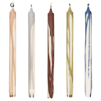 丹麦FermLiving彩色长杆蜡烛