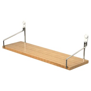 墙上置物架一字板床头置物板墙壁支撑架子木板隔板壁挂式客厅书架