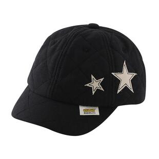 婴儿帽子秋冬韩版男孩星星加厚鸭舌帽冬天小童宝宝保暖防风棒球帽