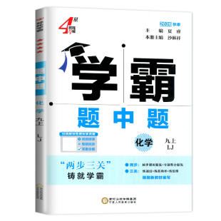 2026秋学霸题中题九年级上册化学鲁教版 9年级上同步初三教材课时提优单元阶段训练 初中专题整合压轴题重点突破训练 4星学霸ds