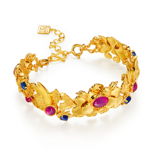 吾往卿云花钿明制汉服头饰国风古装发饰手链两戴明华堂联名