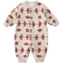 婴儿加绒卫衣中国风红色新年服