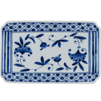 蓝凛堂陶瓷长方盘子家用
