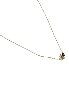 LOP小蜜蜂小众设计纯银锁骨项链