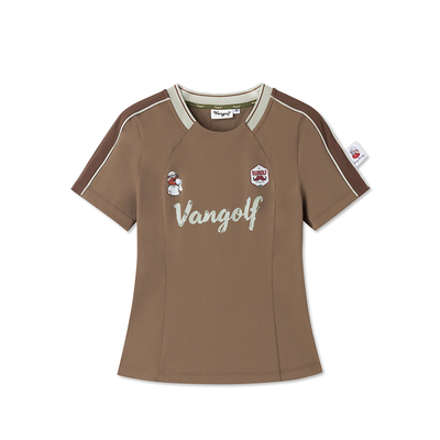 VANGOLF撞色汗无痕凉感女士短袖