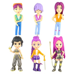 K-POP猎魔女团男团手办盲盒米拉左依鲁米玩偶模型公仔玩具摆件