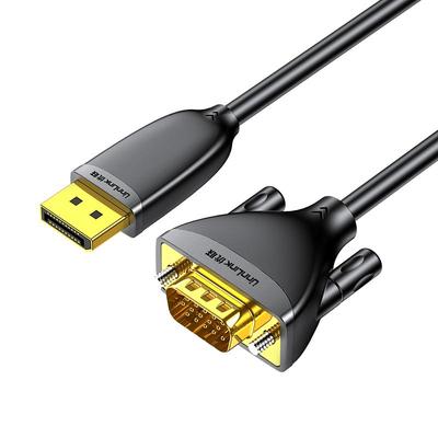 优联dp转vga线主动式DP转VGA转换线vja转换器displayport接口笔记本电脑显卡接显示器VGA转接头1080P高清