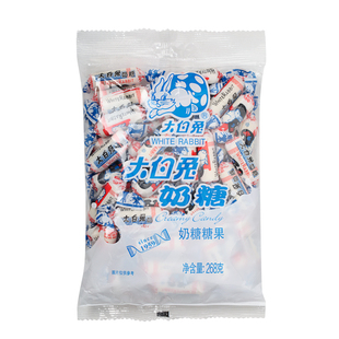 大白兔原味奶糖268g/袋装结婚庆喜糖果儿童休闲零食糖果礼物上海